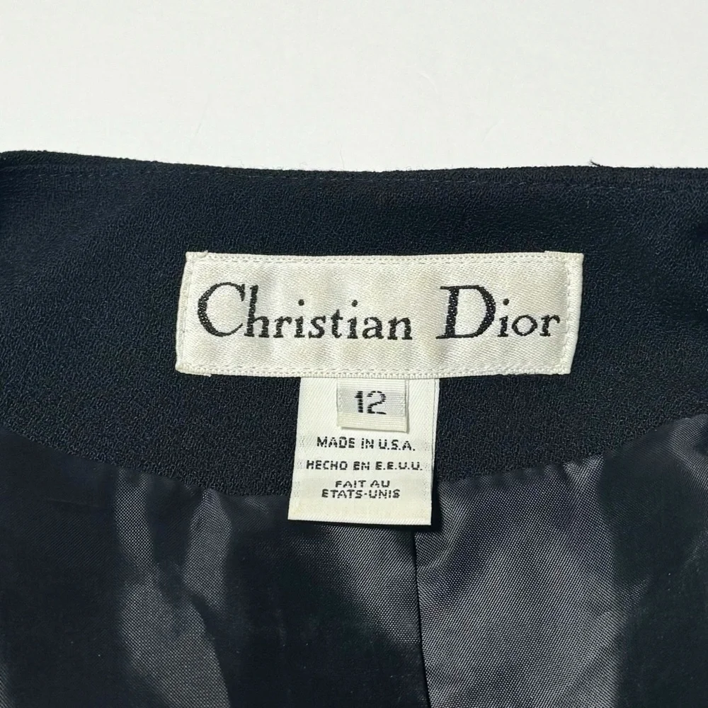 Vintage Christian Dior Blazer Jacket 80s 90s